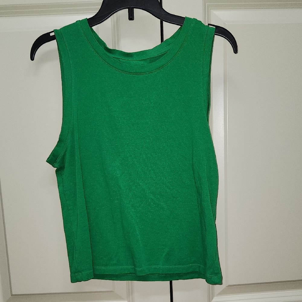 Old Navy Vibrant Green Muscle Tee